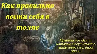 Как правильно вести себя в толпе.Правила поведения .
