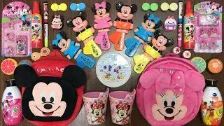 Special Series Mickey Mouse and Minnie Slime | Mixing Too Many Things into Store Bought Slime