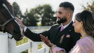 Magical Indian Engagement Party on a Horse Ranch | Chicago | Illinois