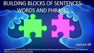 ling1 Language Structures - lecture 3B: Constituents