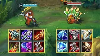 MASTER YI vs RAMMUS FULL BUILD FIGHTS & Best Moments!