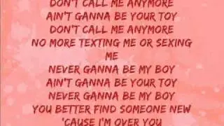 Girlicious - Over You (Lyrics on screen)