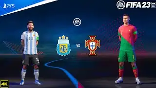 FIFA 23 - Argentina Vs Portugal - International Friendly | Ft. Messi Ronaldo | PS5™ [4K60] Next Gen