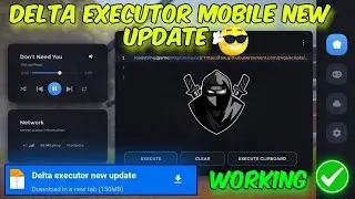 Delta Executor Mobile Latest Version Released | No Lag, No Crash | Working Delta Executor New Update
