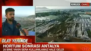 Kumluca ve Demre'deki Hortum Sonrası Çiftcinin Hali