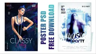 Poster Free Download For Banner Design | how to make a movie poster