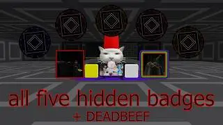 Roblox Escape Experiment - ALL HIDDEN BADGES (+DEADBEEF)