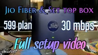 Jio Fiber and Jio set top box full setup ll Price Details ll Ba Tech Zone