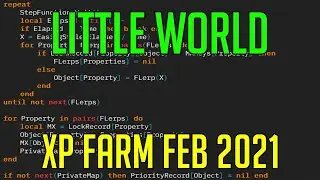 LITTLE WORLD | HACK/SCRIPT | XP FARM FEB 2021