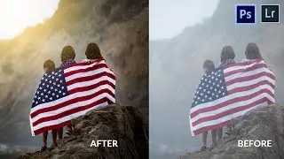 Lightroom Tutorial from hazy photo to a beautiful clear image, dehaze an image