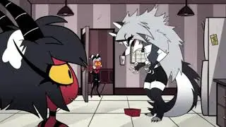 Loona kicks a baby (Helluva Boss Scene)