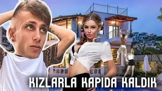 VİLLAYA GİRMEMİZ LAZIM ( Kızlarla Kapıda Kaldık )
