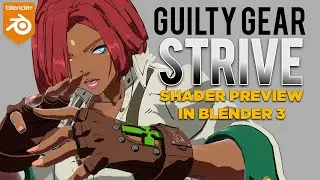 Guilty Gear Strive Shader in Blender 3 (Sneak Preview)