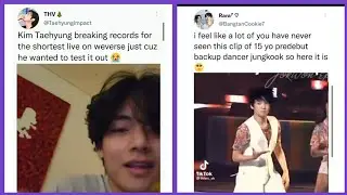 BTS meme tweets that are longer than taehyung 's weverse live