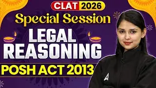 CLAT 2026 - Posh ACT 2023  | Legal reasoning | For Law Entrance exams 2026
