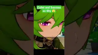 Collei and Sucrose so Shy🫣