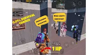 Can I Defeat These Opponent With LOW health | PUBG mobile