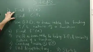 Lecture 18: Steps to sketch graph of explicit functions( see pinned comment)