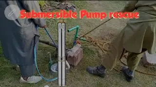 Submersible Pump stocks in well | Rescue Pump