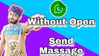 How to Send massage without open WhatsApp || Now REPLY Without Coming ONLINE | WhatsApp Tricks 2021