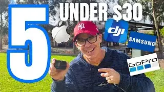 Top 5 vlogging & action camera gifts under $30