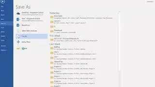 Did you know? How to save  a Word document as PDF