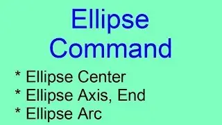 Ellipse Command in AutoCad II Hindi/Urdu Tutorial