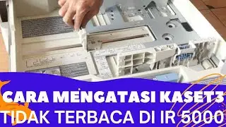 How to solve the problem of cassette paper tray 3 not being read on the IR5000/6000 photocopier