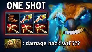 Brutal One Shot Damage 65Kills Earthshaker x2 Divine Rapiers x3 Daedalus Builds Dota 2
