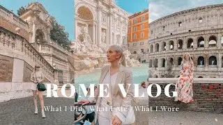 ROME VLOG 🇮🇹 - BEST PLACES TO EAT🍝🍕, HIDDEN GEMS TO VISIT, WHAT I WORE, TRAVEL VLOG AND MORE ✈️
