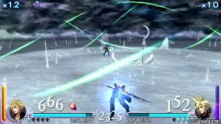 Dissidia Final Fantasy: FFVII Cloud vs AC Cloud