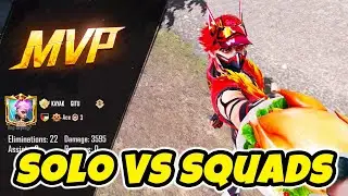 Classic Solo VS Squads High Tier Gamplay | PUBG Mobile