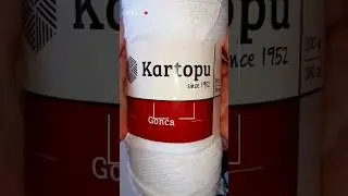 Пряжа из фикс-прайса / Kartopu 💯% акрил #handmadeотверы #вязаниекрючком #шортс #shorts #shortvideo