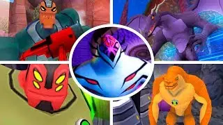 Ben 10 Alien Force - All Bosses & Ending (PSP)