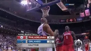 2009 Vince Carter Sick Lefty Alley Oop Layup vs Sixers