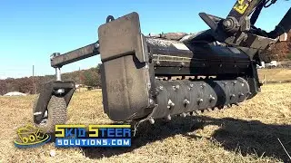 Demonstration of the Digga Mini Skid Steer Soil Conditioner | Skid Steer Solutions