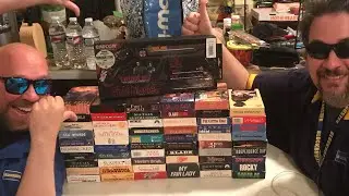 Epic VHS Hunt and HAUL!!!!! 69 Tapes for 16 dollars!!!! Amazing!!!!