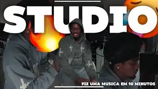 NO STUDIO COM O GERSON 🎤🔥| FIZ UM HIT NO MÓVEL 🔥