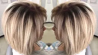 Balayage technique. Correction of home coloring. School of hair coloristics.