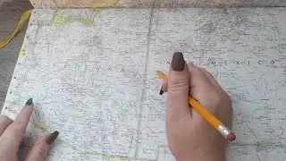 ASMR ~ Arizona, USA History & Geography ~ Soft Spoken Map Tracing Google Earth