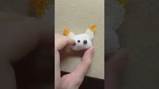 Амигуруми из бисера Кицунэ 