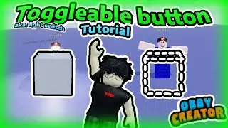 How to make a TOGGLE BUTTON | Obby Creator Tutorial