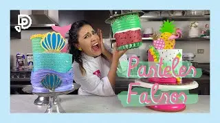 Cómo hacer betún que 🔥NUNCA SE DERRITE 🔥 | PASTEL FALSO | PASO A PASO