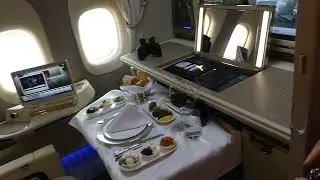 Emirates Airbus A380 - First Class Cabin Demonstration