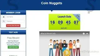 Регистрация и работа во 2 проекте Майкла Вебера Coin Nuggets