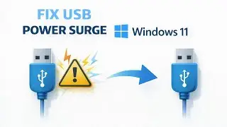 How to Fix Power Surge on the USB Port Error in Windows 11