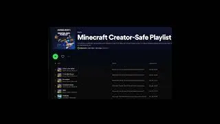Minecraft just dropped an official spotify
