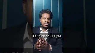Validity of Cheque #shorts