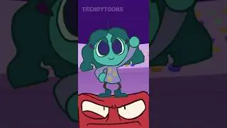 ENVY DANCES 🤣#insideout2 #envy #animation #disgust