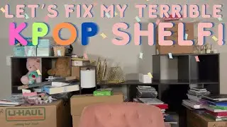 K-pop Shelf Makeover | Fixing my absolutely terrible eyesore of a shelf